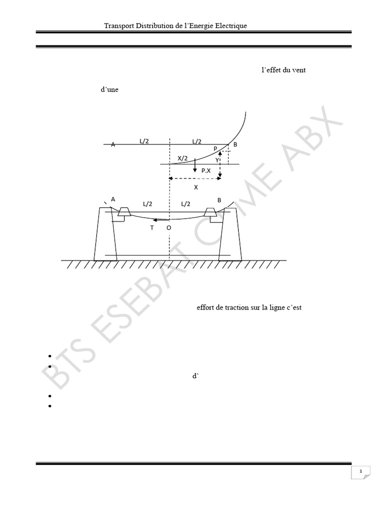 Calcul de la flèche d'une ligne électrique PDF Phénomène physique — free download