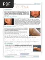 Eczema Management Guidelines for Caregivers | PDF | Dermatitis ...