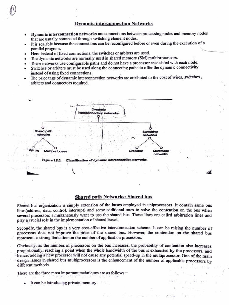 Dynamic Interconnection Networks Overview | PDF | Computer Cluster ...