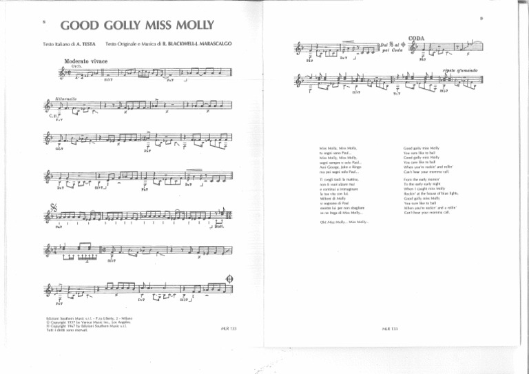 Good Golly Miss Moly | PDF