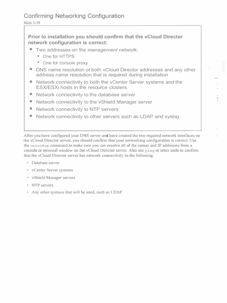 vCloud Director Networking Setup Guide | PDF