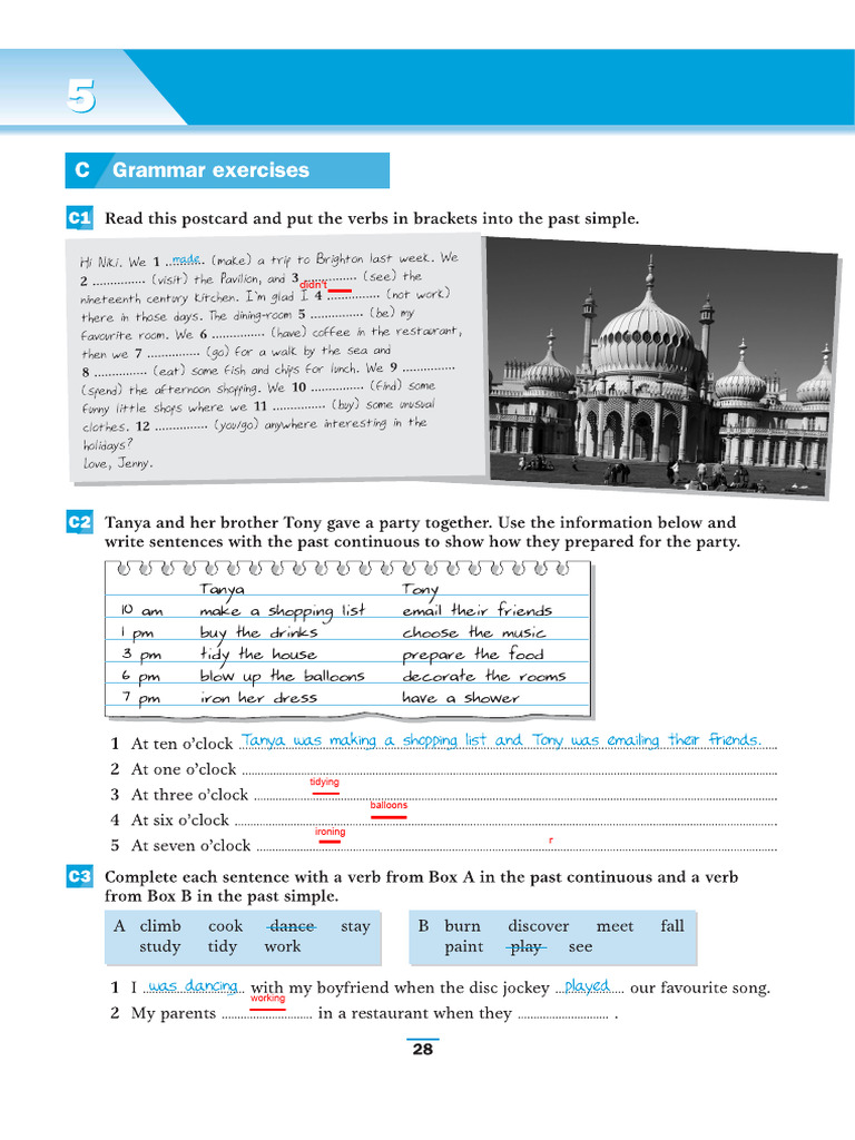 past simple ex_corr | PDF
