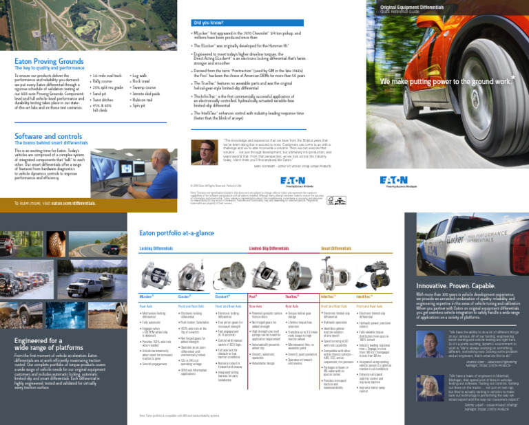 Aton Oem Differential Quick Reference en Us | PDF | Vehicles ...