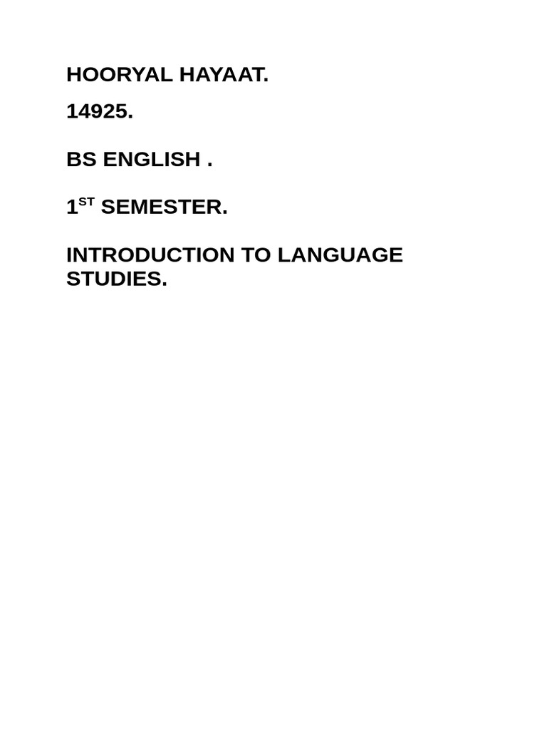 L2 | PDF | Linguistics | Semantics