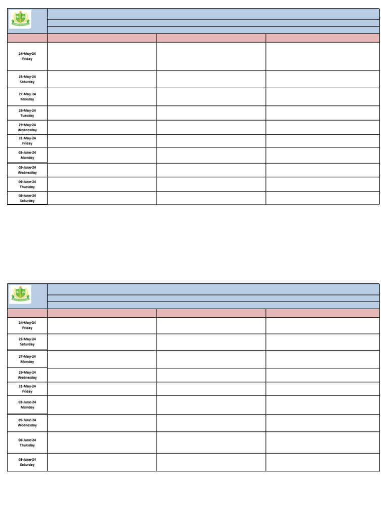 Spring 2024 Exam Schedule - Green University | PDF | Electrical ...