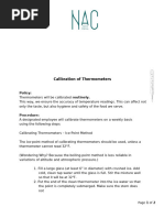 Calibrating Thermometers: Ice-Point Method | PDF | Thermometer ...