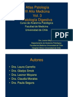 Atlas Patología III Año Medicina Vol. 3 Patología Digestiva