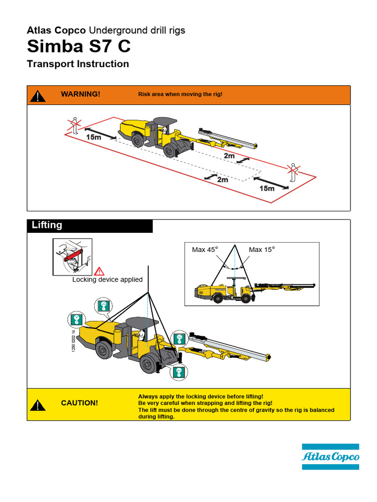 Simba S7 C Transport Guide | PDF