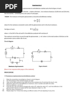 Galvanometer Resistance by Half-Deflection | PDF | Electromagnetism ...