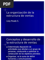 La Organización de La Estructura de Ventas