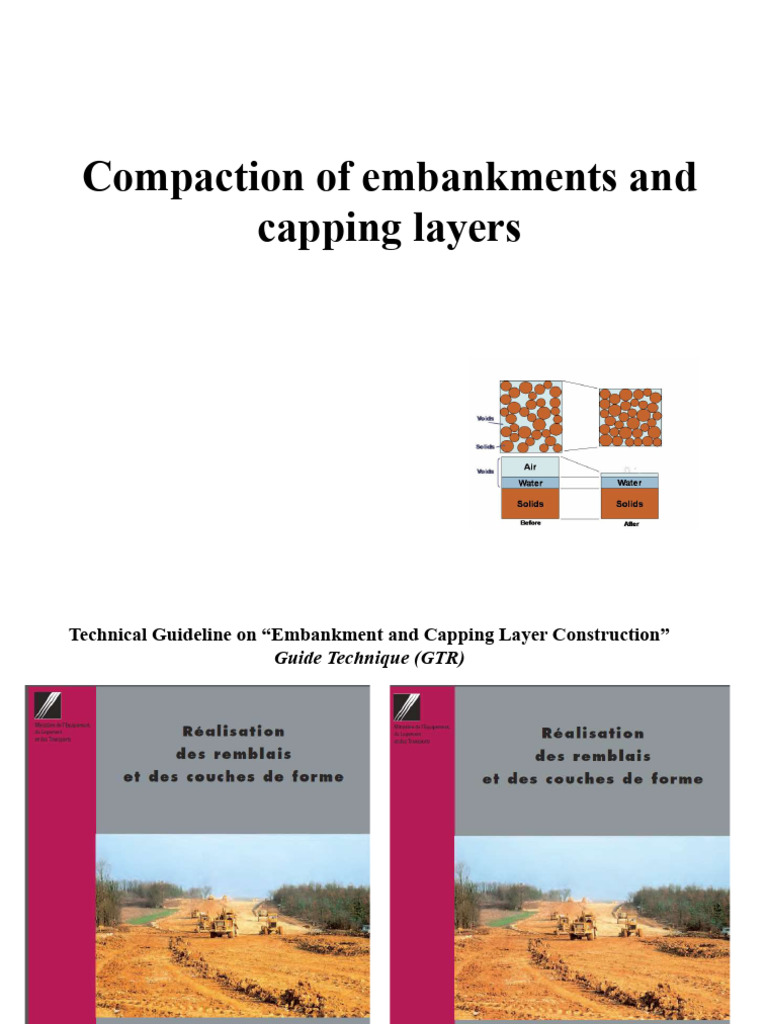 T03 - 2-Compaction of Embankments and Capping Layers - 2022-2023 | PDF