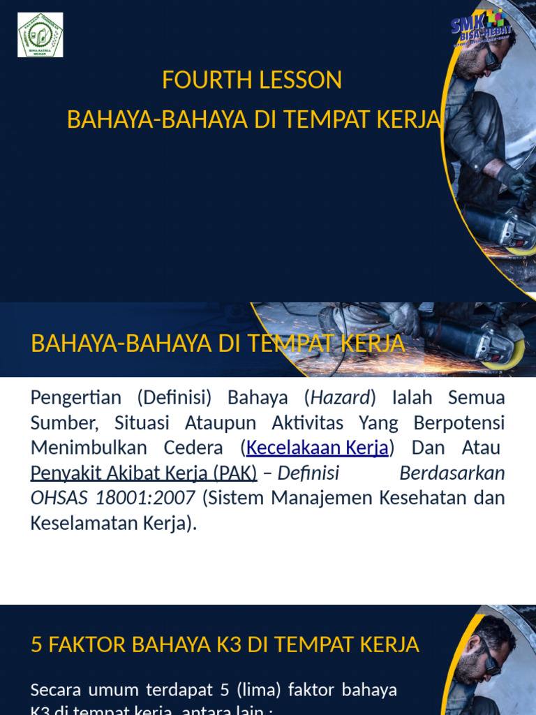 Faktor Bahaya K3 di Tempat Kerja | PDF