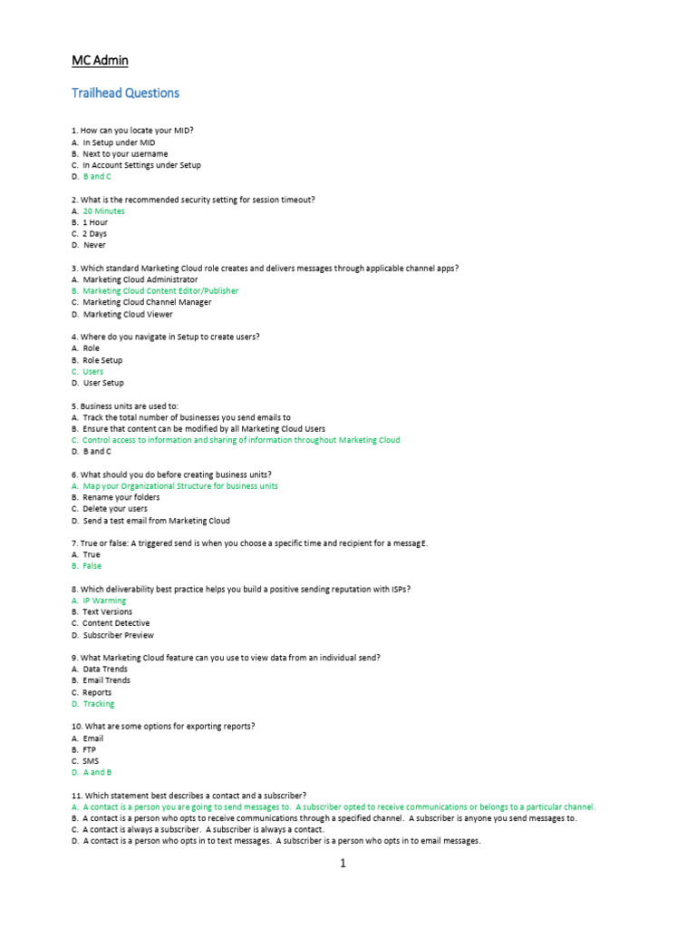 MC Admin Allinone Correctedanswers July2021 | PDF | Cloud Computing ...