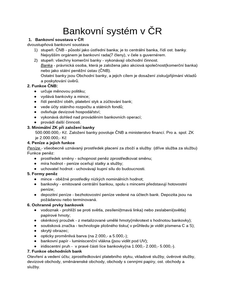 Banka Maturita + | PDF
