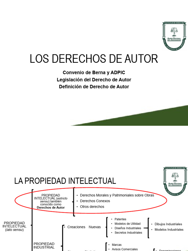 Derechos de Autor y Propiedad Intelectual | PDF | Acuerdo de viajes | Autor