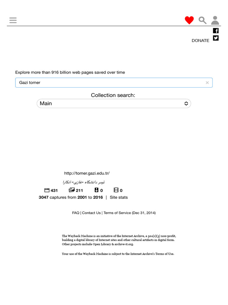 Gazi University TOMER Collection Overview | PDF