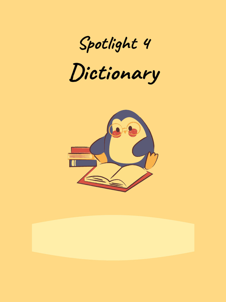 Spotlight 4 Visual Dictionary by Happyteach | PDF | Foods