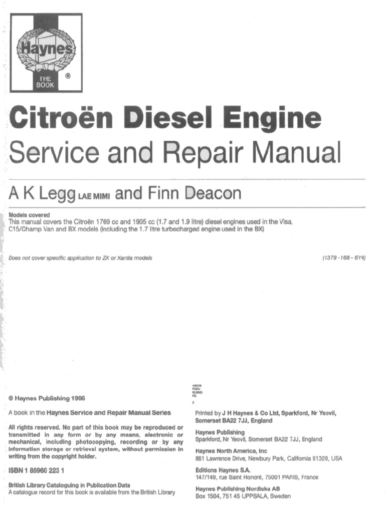 DIGITALES SERVICEHEFT - Citroën