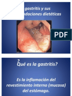 La Gastritis y Sus Recomendaciones Dietéticas