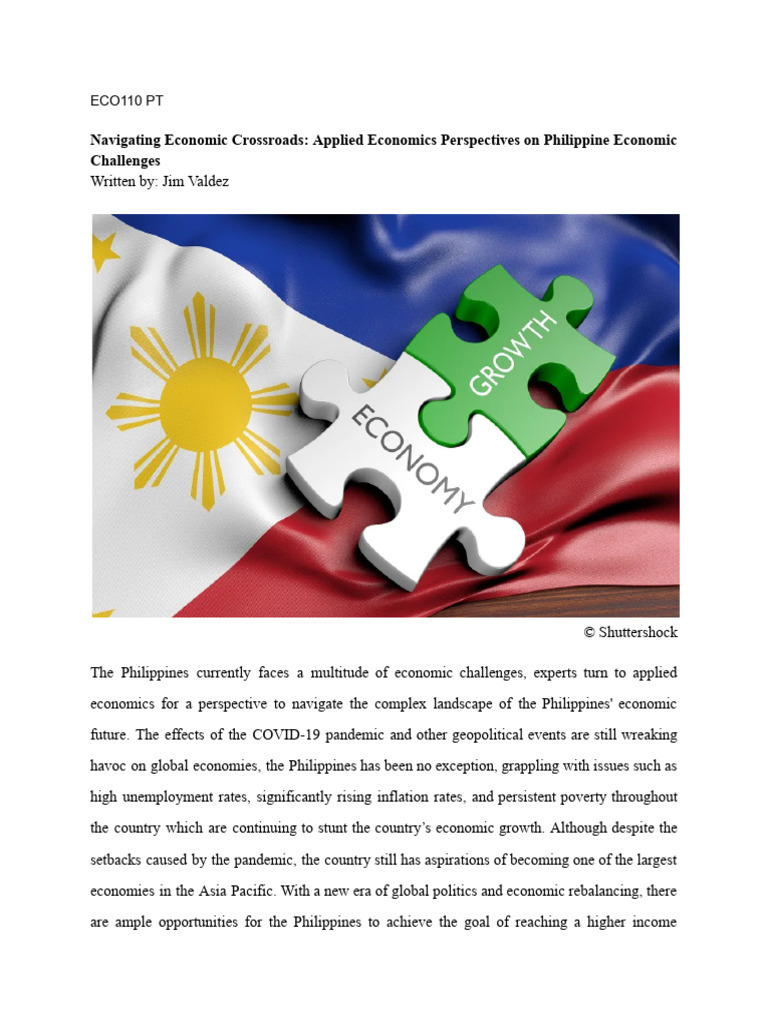 Philippine Economic Challenges and Solutions | PDF | Economic Growth ...