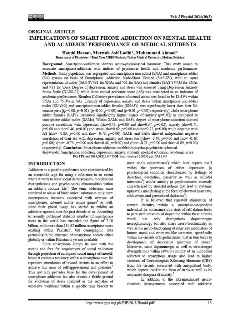 Hamid (3) | PDF | Major Depressive Disorder | Reward System