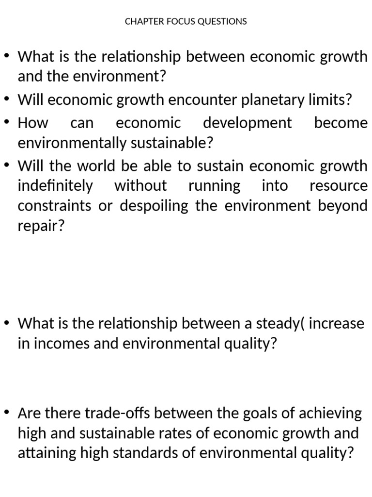 Economic Growth and Environmental Impact | PDF | Sustainability ...