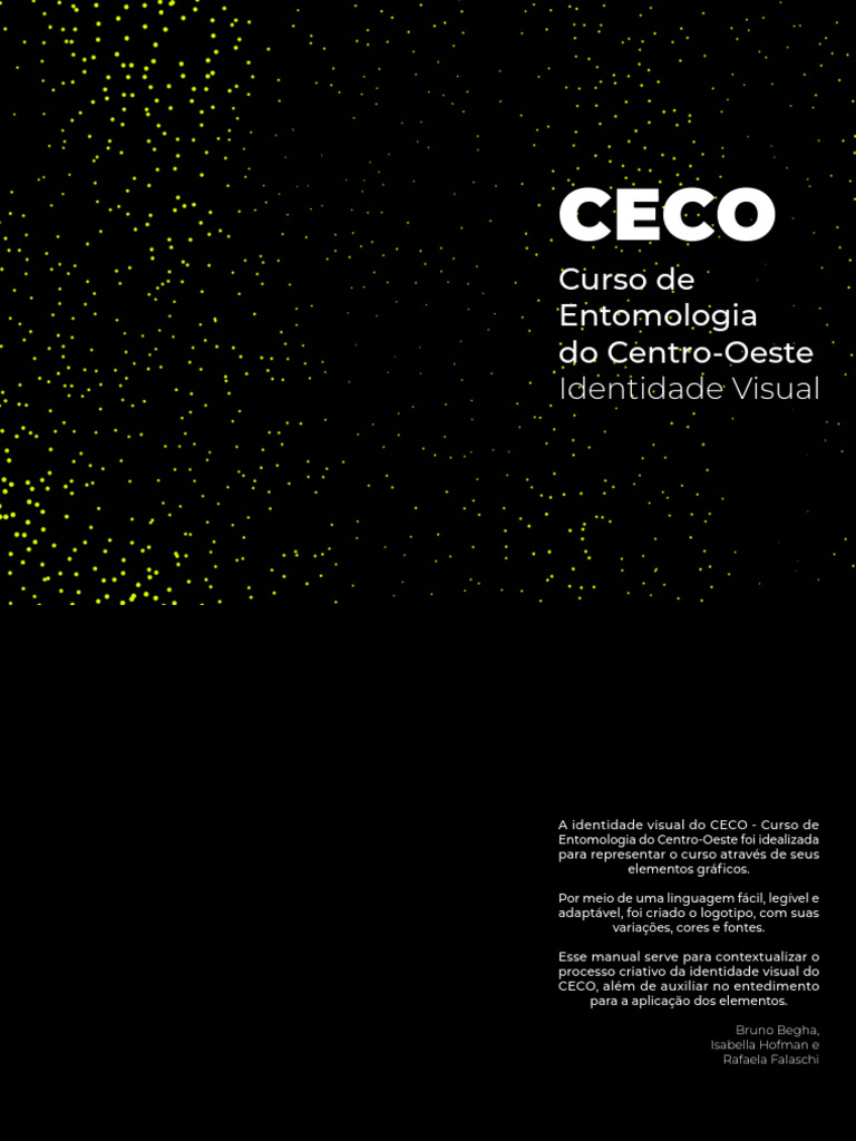 Identidade Visual do CECO: Entomologia | PDF | Cor | Modelo de cores RGB