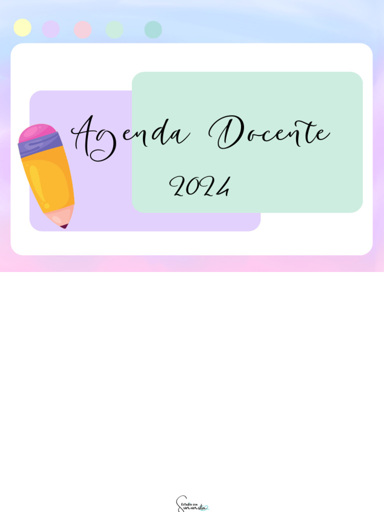 Agenda Docente 2024 80 Pag | PDF