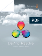 Da Vinci Resolve Manual