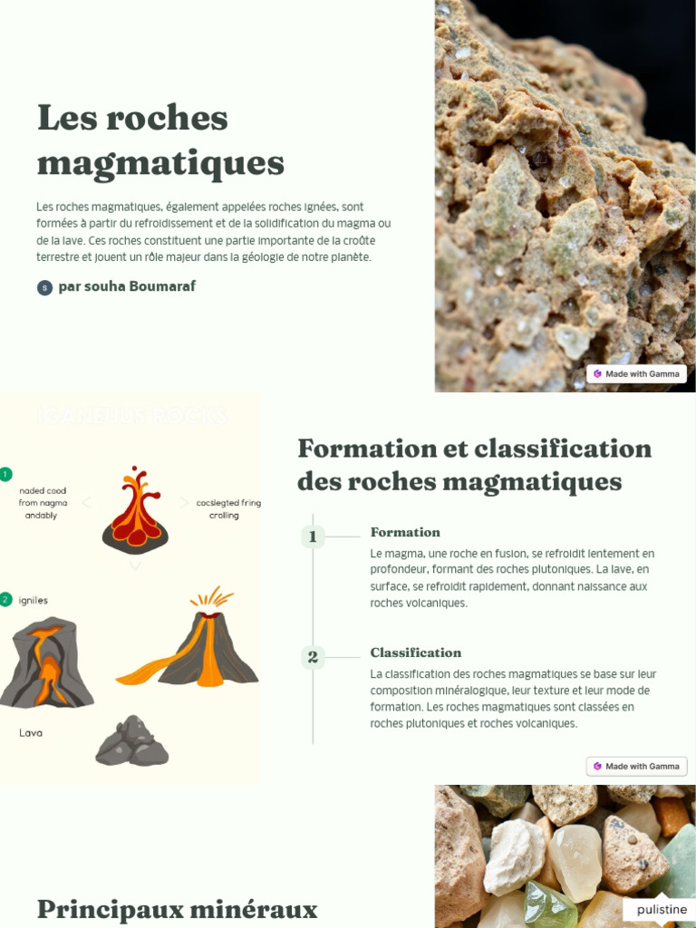 Classification des Roches Magmatiques | PDF | Roche magmatique | Géologie