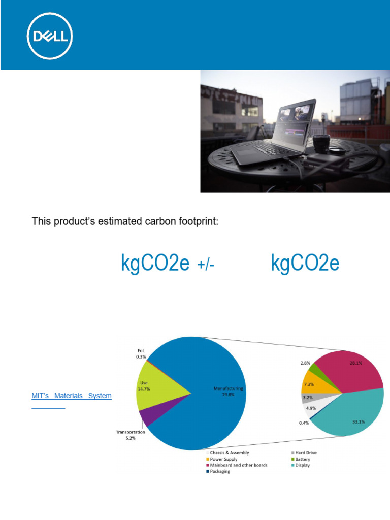 Dell Latitude 3470 Carbon Footprint Analysis | PDF | Carbon Footprint ...