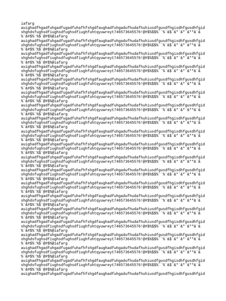 Document with Repeated Content | PDF