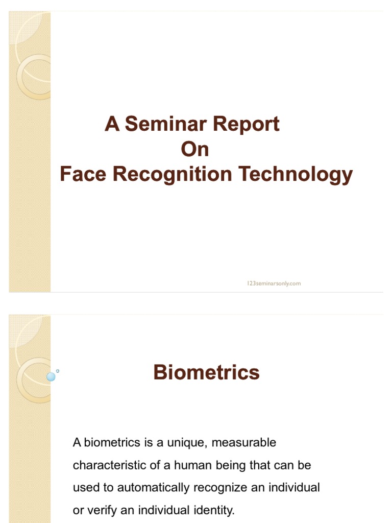 Face Recognition Technology | PDF