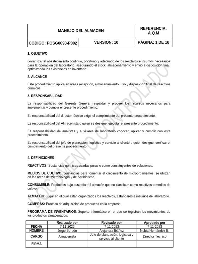 Posg0093 p002 manejo del almacen v10 1 pdf soluci n tamp n ph