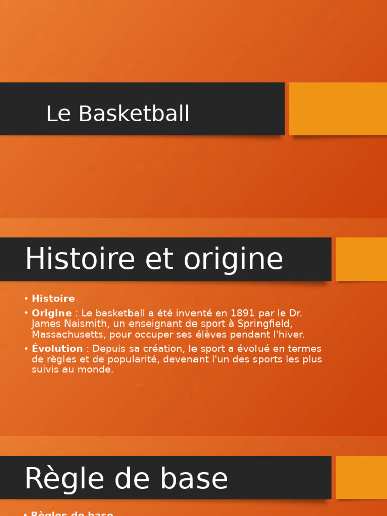 Introduction au Basketball: Histoire et Règles | PDF