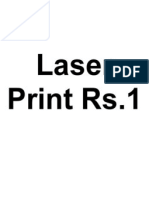 Laser Print Rs
