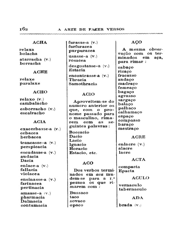Cebacea e Rimas em Versos | PDF