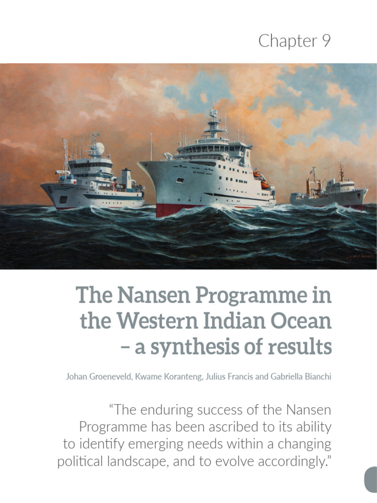 The Nansen Programme in The Western Indian Ocean. A Synthesis of ...