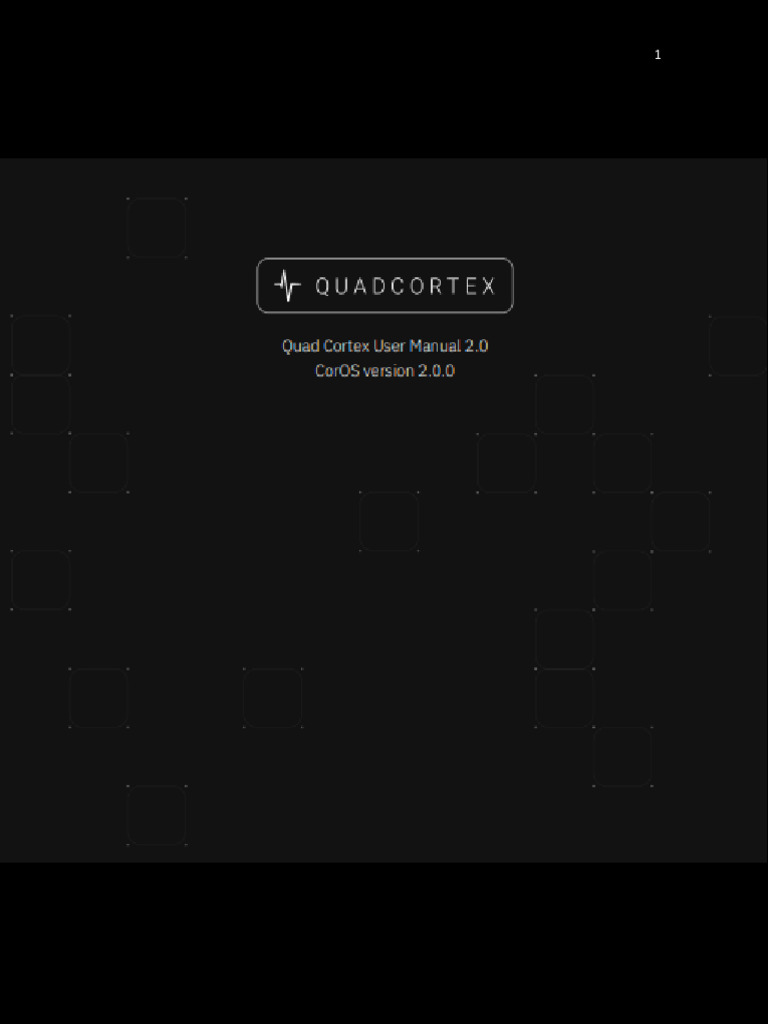 Quad Cortex Manual en Español | PDF | Unidad Central de procesamiento ...