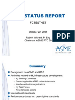 ASME Status Report