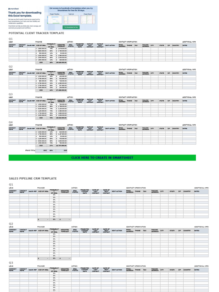 IC Potential Client Tracker 11004 | PDF