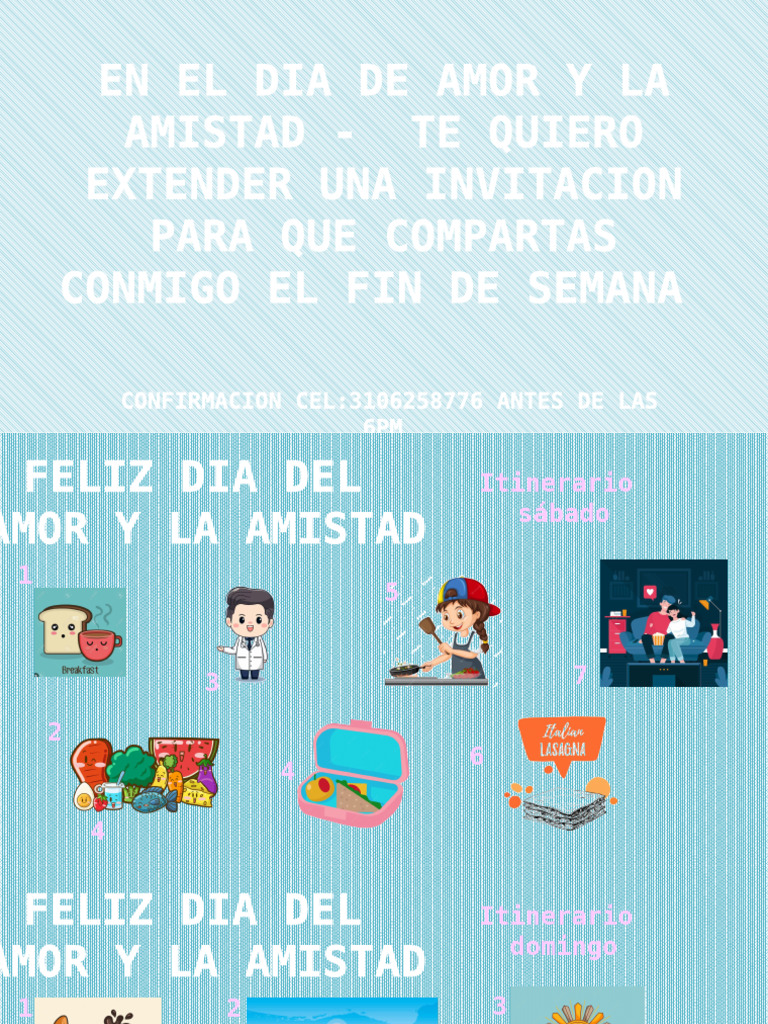 Invitación Día del Amor y la Amistad | PDF