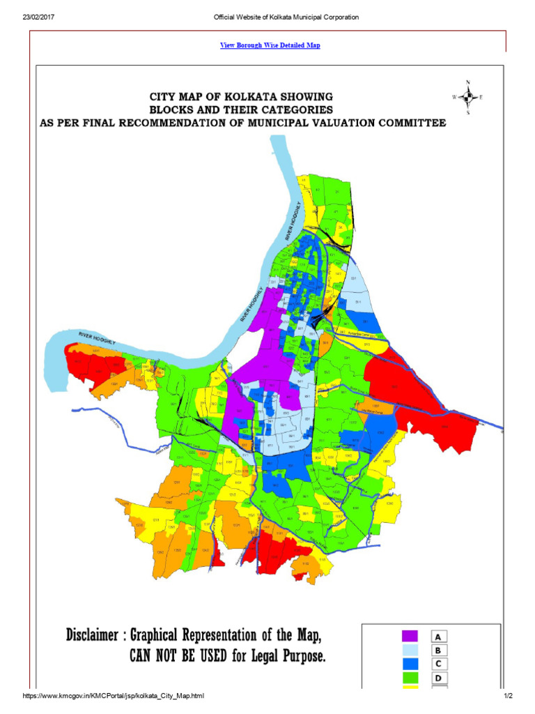 Kolkata Municipal Corporation Ward Map | PDF