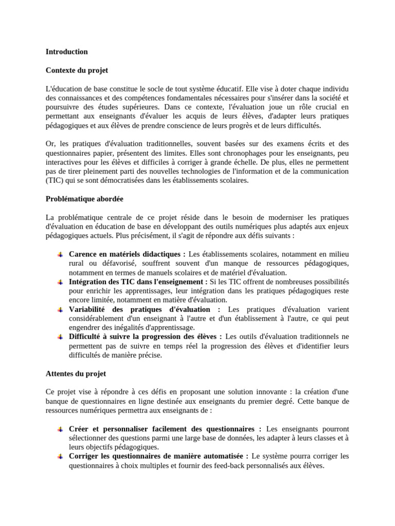 Banque de ressources pour évaluation scolaire | PDF | Pédagogie ...