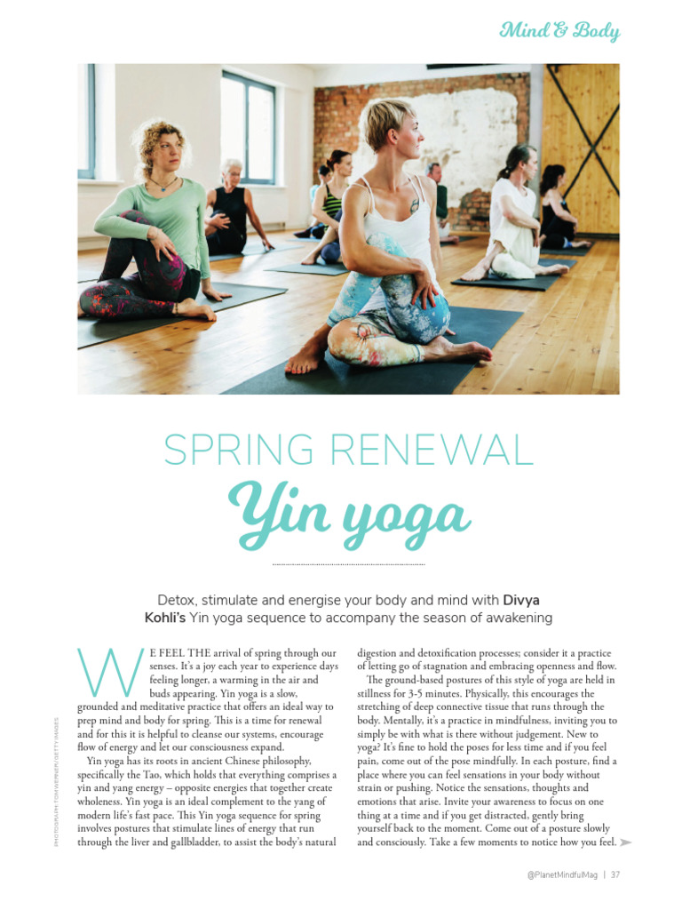 Spring Yin Yoga Sequence Guide | PDF | Yoga | Yin And Yang
