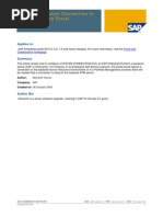 Configure System Connection in SAP Enterprise Portal