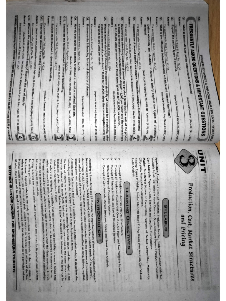 Unit-3 Befa | PDF