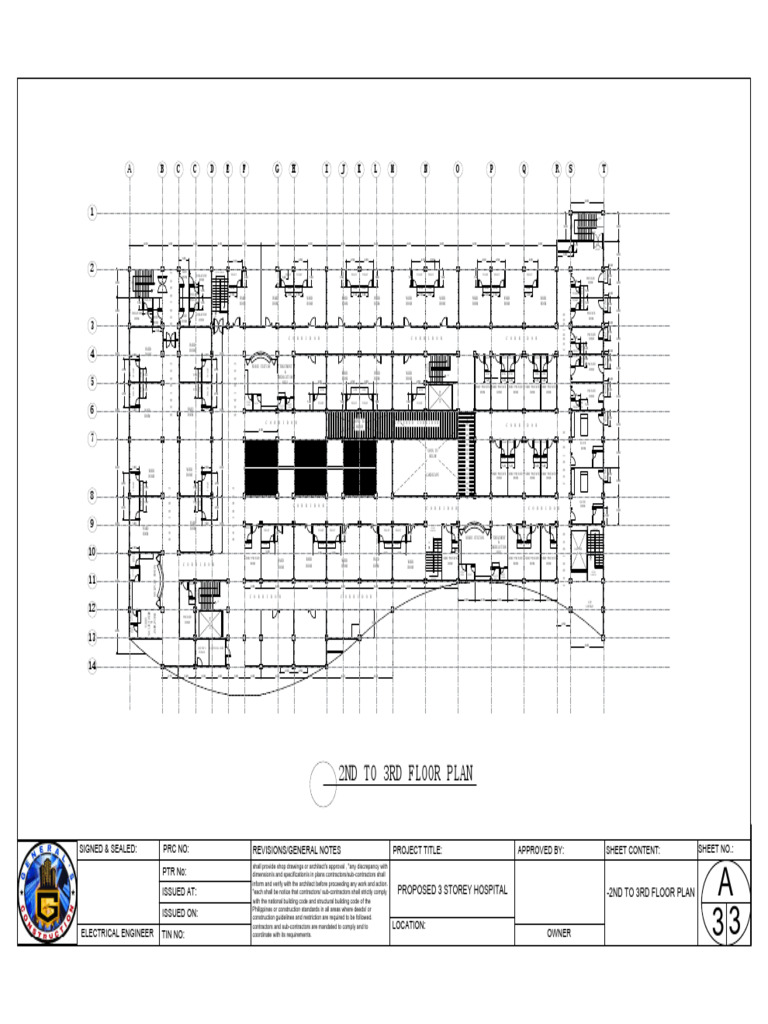 2nd to 3rd Floor Hospital Plan | PDF | Bathroom | Home & Garden