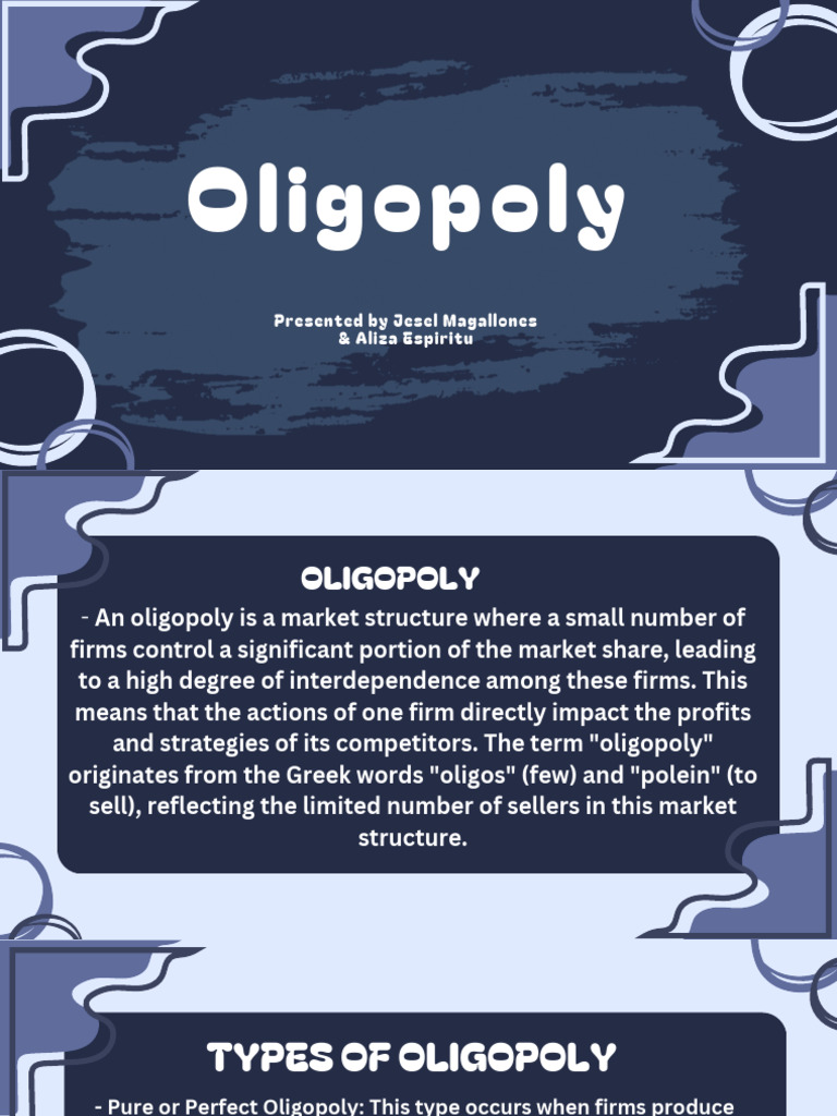 Oligopoly - 20241207 091952 0000 | PDF | Oligopoly | Business