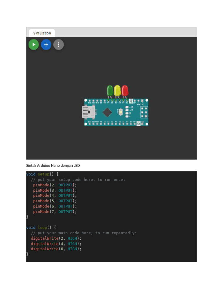 Arduino Nano LED Setup Guide | PDF